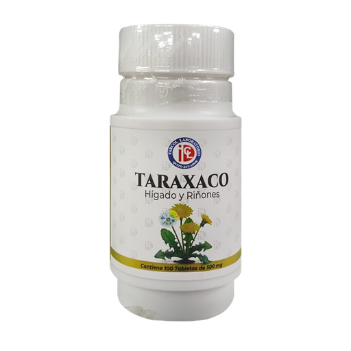 [8698] TARAXACO 500MG TABLETAS X100 FARCOL