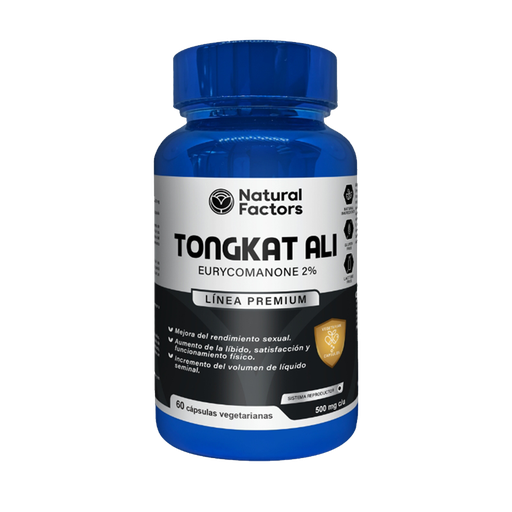 [8714] TONGKAT ALI EURYCOMANONE 2% CAPSULAS X60 NATURAL FACTORS