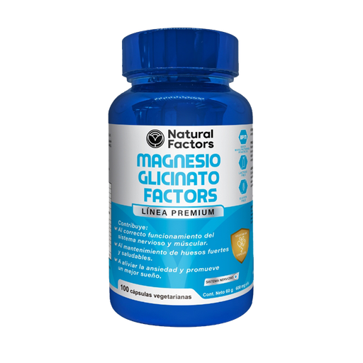 [8715] MAGNESIO GLICINATO FACTORS CAPSULAS X100 NATURAL FACTORS