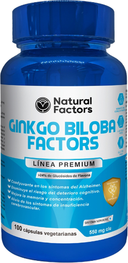 [8739] GINKGO BILOBA FACTORS CAPSULAS X100 NATURAL FACTORS