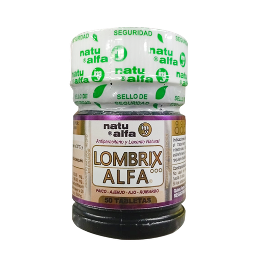 [8751] LOMBRIX ALFA TABLETAS X50 NATU ALFA