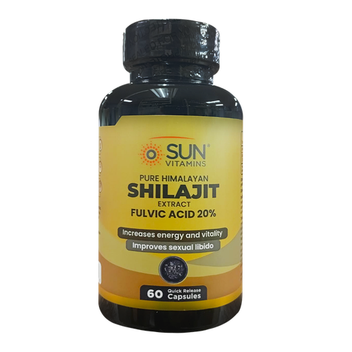 [8752] SHILAJIT EXTRACT FULVIC ACID 20% CAPSULAS X60 SUN VITAMINS