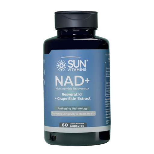 [8754] NAD + RESVERATROL + GRAPE SKIN EXTRACT CAPSULAS X60 SUN VITAMINS