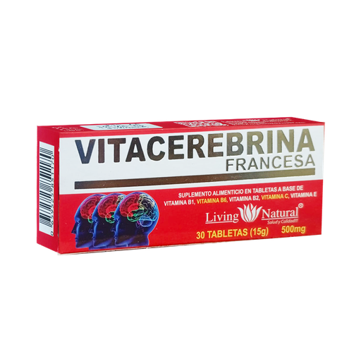[8767] VITACEREBRINA FRANCESA TABLETAS X30 LIVING NATURAL