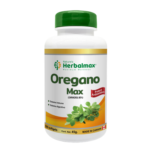 [8785] OREGANO MAX SOFTGELS X100 NATURES HERBALMAX