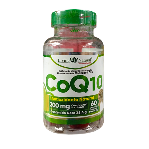 [8786] CO Q10 200MG CAPSULAS BLANDAS X60 LIVING NATURAL