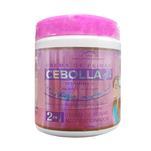 [8797] CEBOLLA CREMA PARA PEINAR 500ML LA CASA DE PRODUCTOS NATURALES