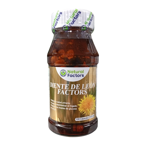 [8807] DIENTE DE LEON 315MG CAPSULAS X100 NATURAL FACTORS