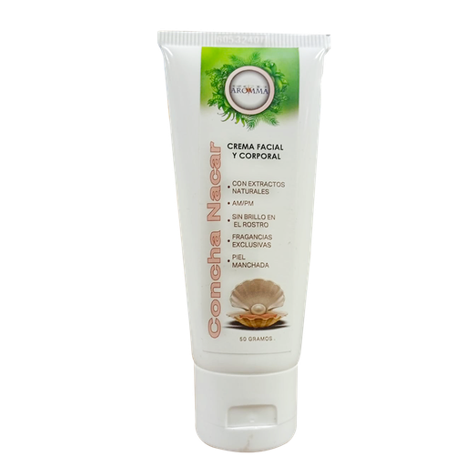 [8830] CONCHA DE NACAR CREMA FACIAL Y CORPORAL 50GR AROMMA
