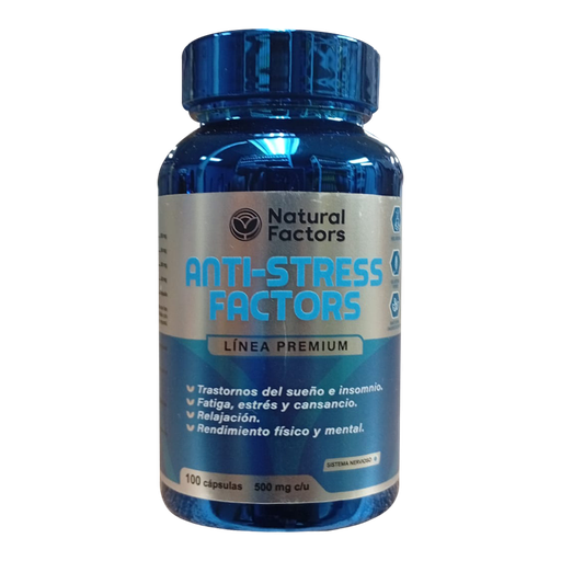 [8840] ANTI-STRESS 500MG CAPSULAS X100 NATURAL FACTORS