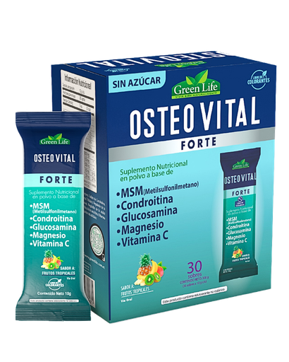 [8874] OSTEOVITAL FORTE POLVO SOBRES X30 GREEN LIFE