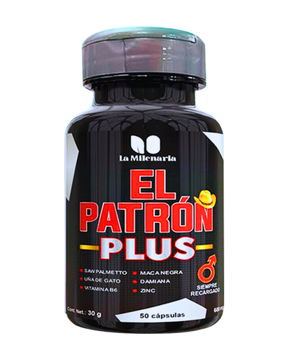 [8897] EL PATRON PLUS 500MG CAPSULAS X50 LA MILENARIA