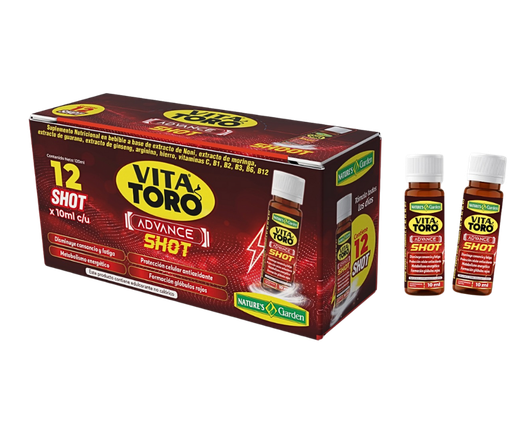 [8903] VITA TORO ADVANCE 10ML SHOTS X12 NATURES GARDEN
