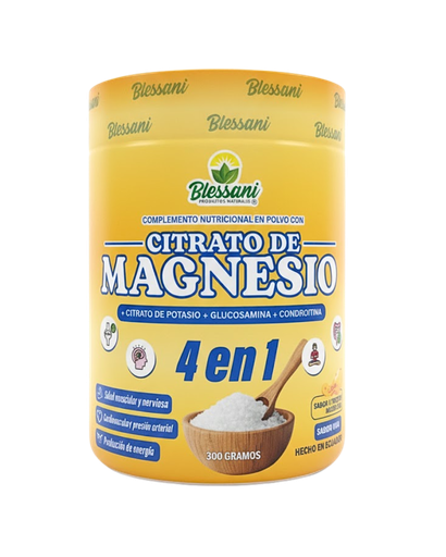 [8908] CITRATO DE MAGNESIO POLVO 300GR BLESSANI