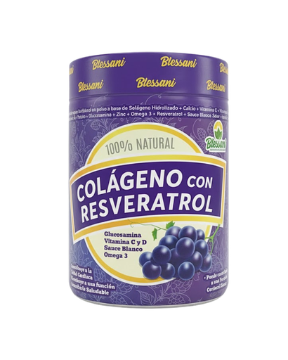 [8910] COLÁGENO CON RESVERATROL POLVO 300GR BLESSANI