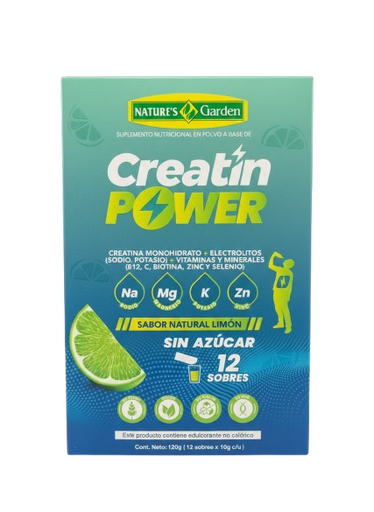 [8922] CREATIN POWER 120G SOBRES X12 NATURES GARDEN