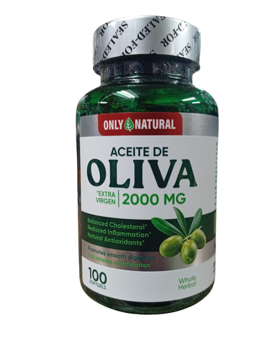 [8944] ACEITE DE OLIVA 2000MG SOFTGEL X100 ONLY NATURAL