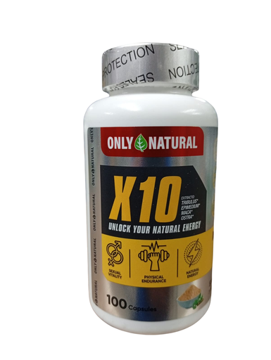 [8957] X10 EXTRACTO DE TRIBULUS CAPSULAS X100 ONLY NATURAL