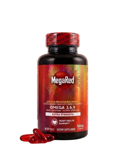 [8992] MEGARED OMEGA 3,6,9 SOFTGEL X60 AMERICAN NATURAL