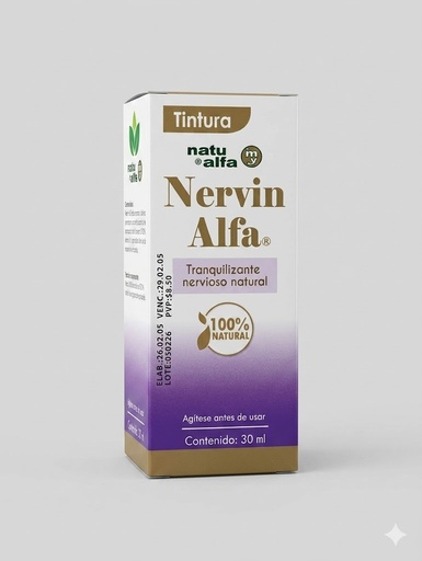 [9003] NERVIN ALFA TINTURA 30ML NATU ALFA