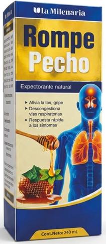 [9013] ROMPE PECHO JARABE 240ML LA MILENARIA
