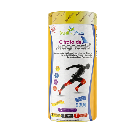 [9037] CITRATO DE MAGNESIO POLVO 900GR MEDIKHEALT