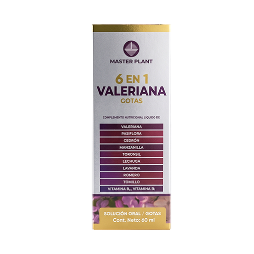 [9042] 6 EN 1 VALERIANA GOTAS 60ML MASTER PLANT