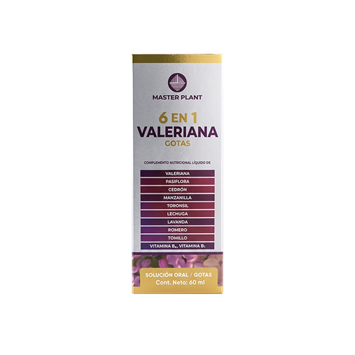 [9042] 6 EN 1 VALERIANA GOTAS 60ML MASTER PLANT