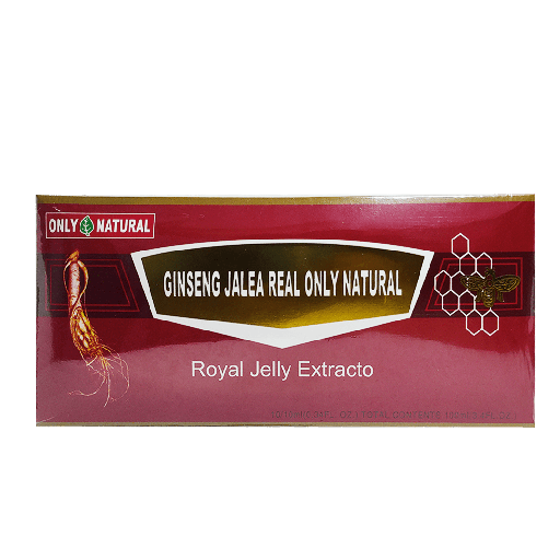 [4050] GINSENG ROYAL JELLY EXTRACTO 10 ML AMP X 10 ONLY NATURAL