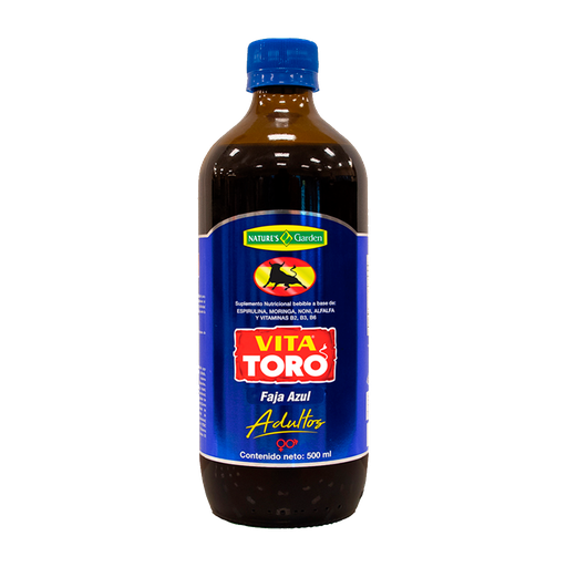 [6709] VITA TORO ETIQUETA AZUL JARABE 500 ML NATURES GARDEN
