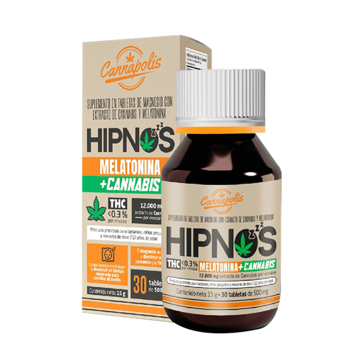 [7975] HIPNOS MELATONINA + CANNABIS TABLETAS X30 CANNAPOLIS
