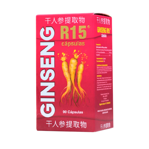 [6491] GINSENG R15 CAPSULAS X 90 FITOTERAPIA