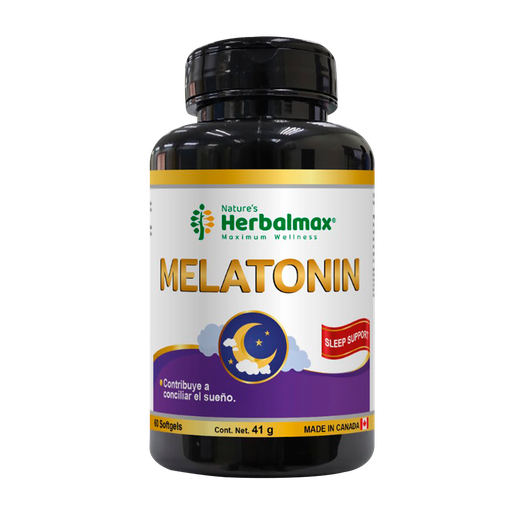 [7544] MELATONIN SOFTHGELS X60 NATURES HERBALMAX