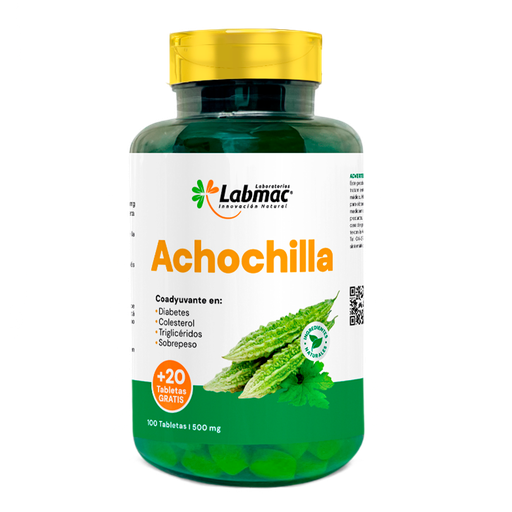 [6685] ACHOCHILLA 500MG TABLETAS X 100+20 LABMAC