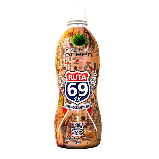 [7951] RUTA 69 ENERGIZANTE SX SOLUCION ORAL 475ML ESSENCIAL GREEN
