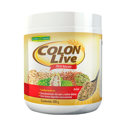 [5104] COLON LIVE FIBRA 400G + 100 G NATURES GARDEN