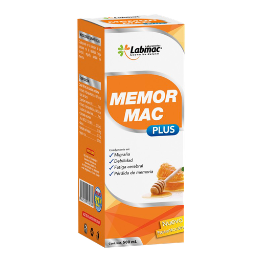 [4573] MEMORMAC PLUS B12 JBE 500ML LABMAC