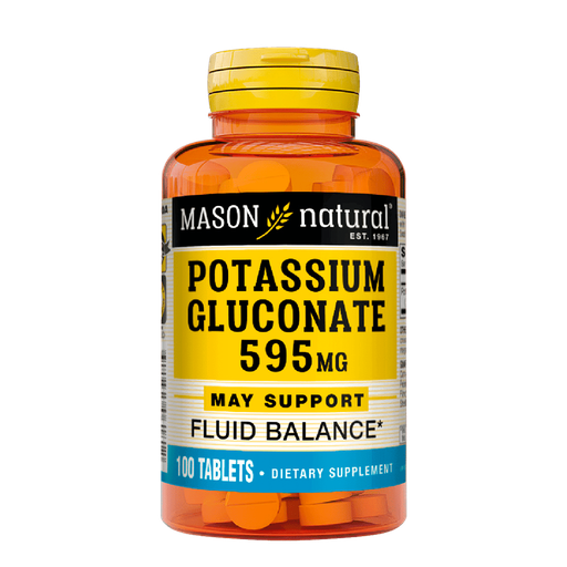 [8072] POTASSIUM GLUCONATE 595MG TABLETAS X100 MASON