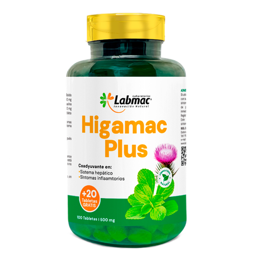 [6686] HIGAMAC PLUS 500MG TABLETAS X100+20 LABMAC