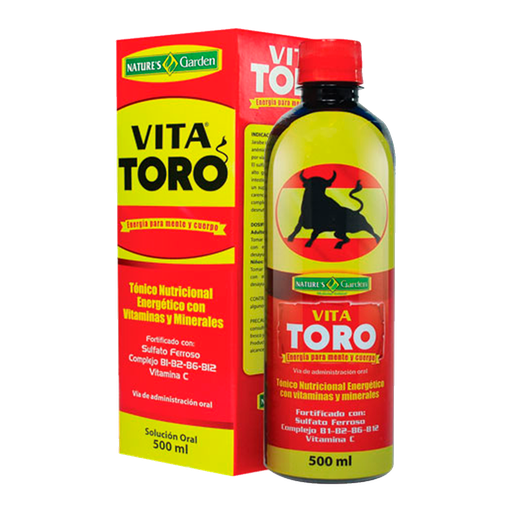 [3920] VITA TORO JARABE 500 ML NATURES GARDEN