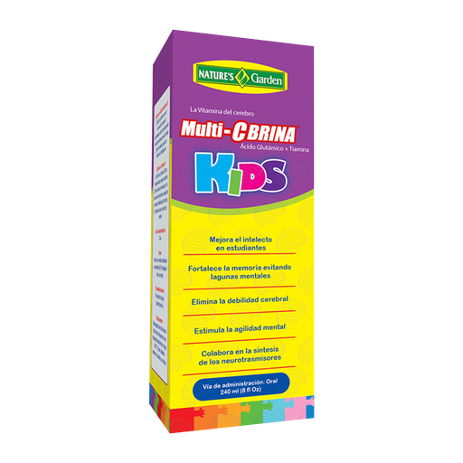 [4776] MULTICBRINA KIDS JARABE DE 240 ML NATUTRES GARDEN