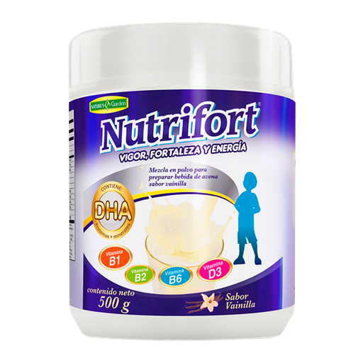 [5234] NUTRIFORT VAINILLA POLVO 500G NATURES GARDEN