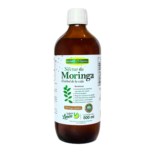 [6357] NECTAR DE MORINGA FRASCO 500 ML NATURES GARDEN