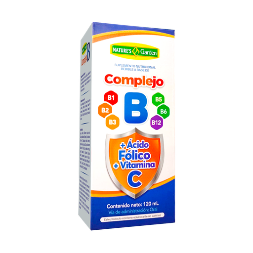 [6748] COMPLEJO B JARABE 120ML NATURES GARDEN