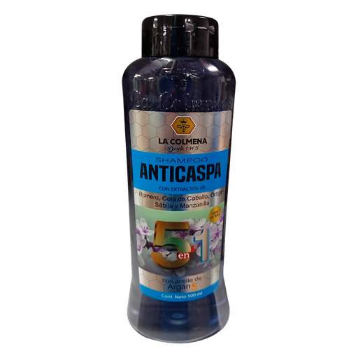 [7270] ANTICASPA 5 EN 1 SHAMPOO 500ML LA COLMENA