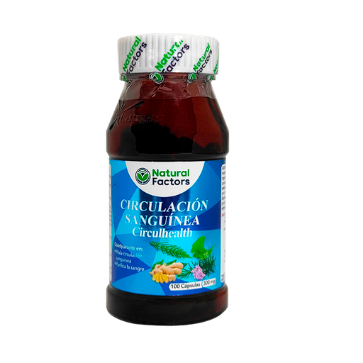 [7701] CIRCULACION SANGUINEA CIRCULHEALTH CAPSULAS X100 NATURAL FACTORS