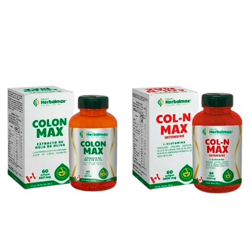 [7939] KIT COLON MAX SOFTHGELS X60 FRASCOS X2 HERBALMAX