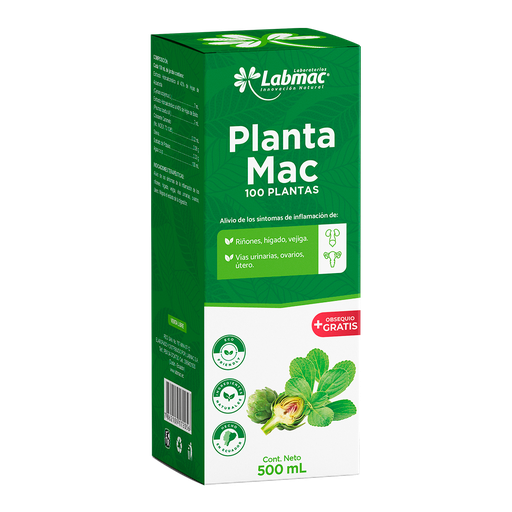 [4541] PLANTAMAC 100 PLANTAS JARABE DE 500ML LABMAC