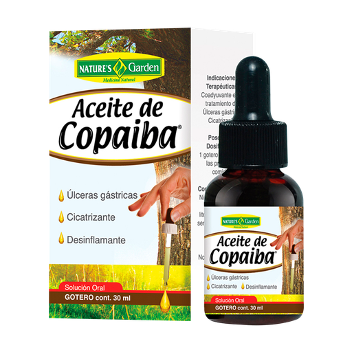 [3742] ACEITE DE COPAIBA GOTERO 35ML NATURES GARDEN