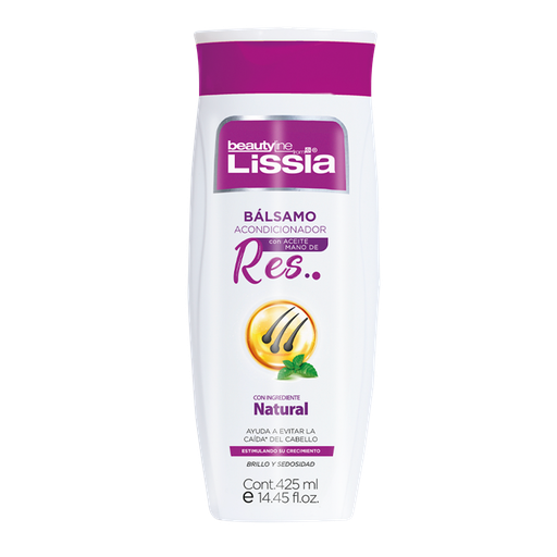 [3799] MANO DE RES ACONDICIONADOR 425 ML BEAUTY LINE LISSIA